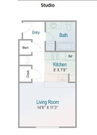Studio - Studio to 1 bedroom Contact for Rates - River's Edge Apartments in Athens, Ohio
