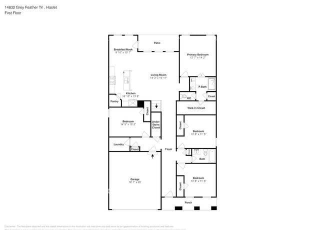 14832 Grey Feather Trail in Haslet, TX - Foto de edificio - Building Photo