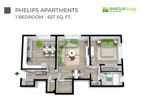 Phelips Apartments in Edmonton, AB - Building Photo - Floor Plan