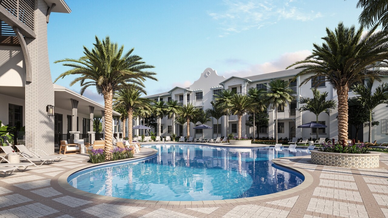 Elan Polo Gardens in Lake Worth, FL - Building Photo