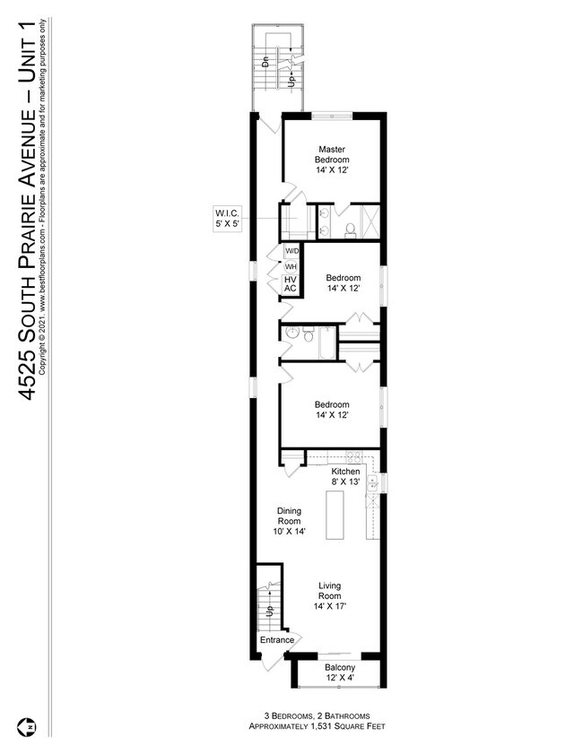 4525 S Prairie Ave-Unit -1 in Chicago, IL - Building Photo - Building Photo