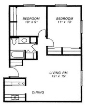 Secor Chateau A 55 & Over Community in Toledo, OH - Foto de edificio - Floor Plan