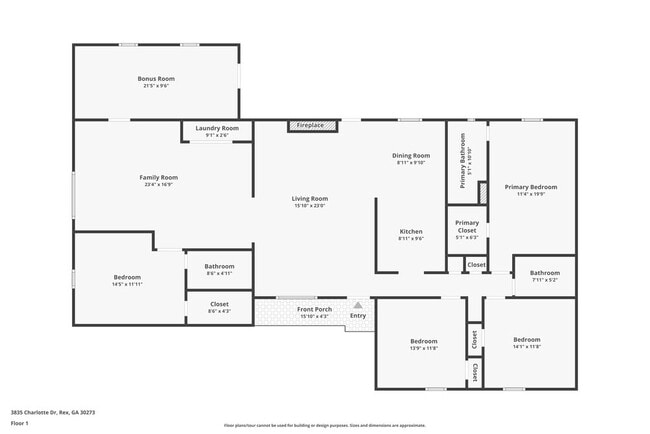 3835 Charlotte Dr in Rex, GA - Building Photo - Building Photo