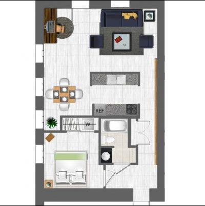 Roland E. Cook Lofts in Vinton, VA - Foto de edificio - Floor Plan