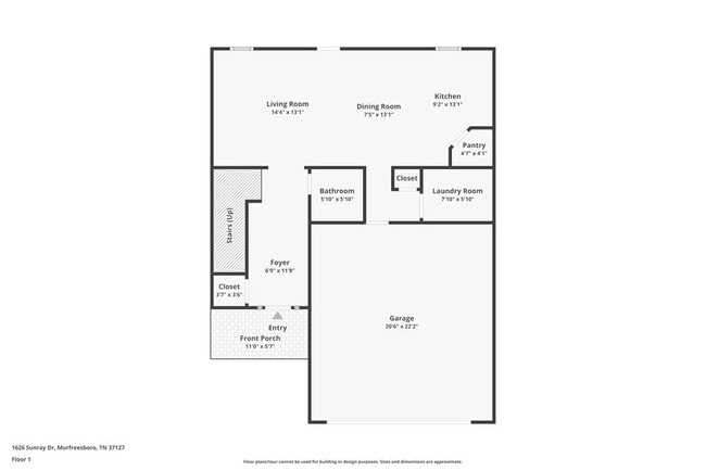 1626 Sunray Dr in Murfreesboro, TN - Foto de edificio - Building Photo