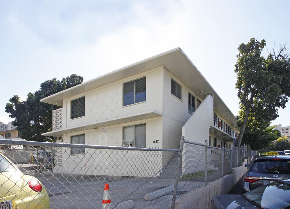 1487 Punchbowl St in Honolulu, HI - Foto de edificio