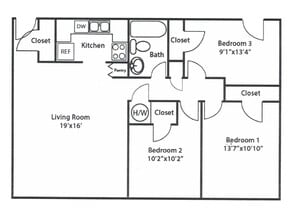 Central Court in Tampa, FL - Foto de edificio - Floor Plan