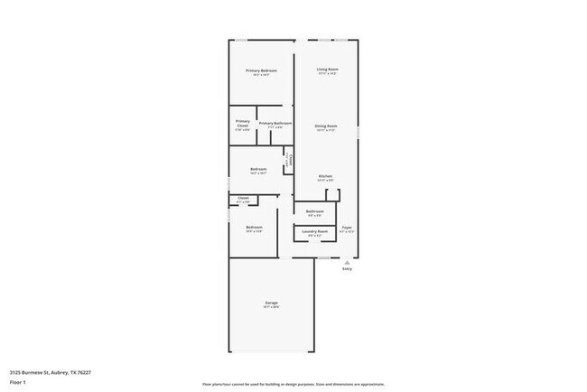 3125 Burmese St in Providence Village, TX - Foto de edificio - Building Photo