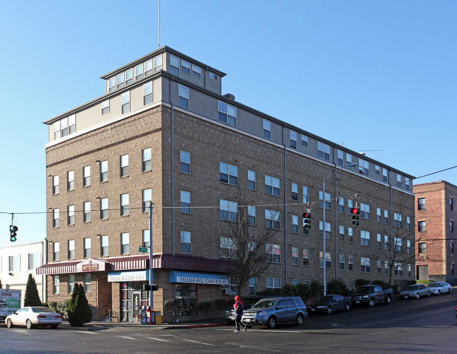 Roosevelt Tower Apartments in Tacoma, WA - Foto de edificio