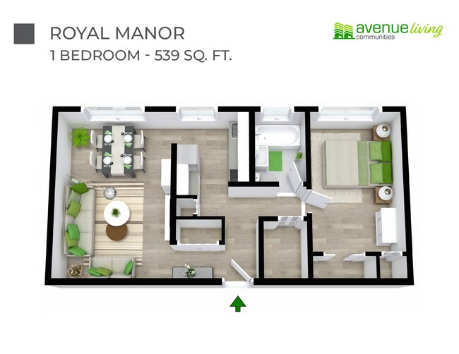 Royal Manor in Edmonton, AB - Building Photo - Floor Plan