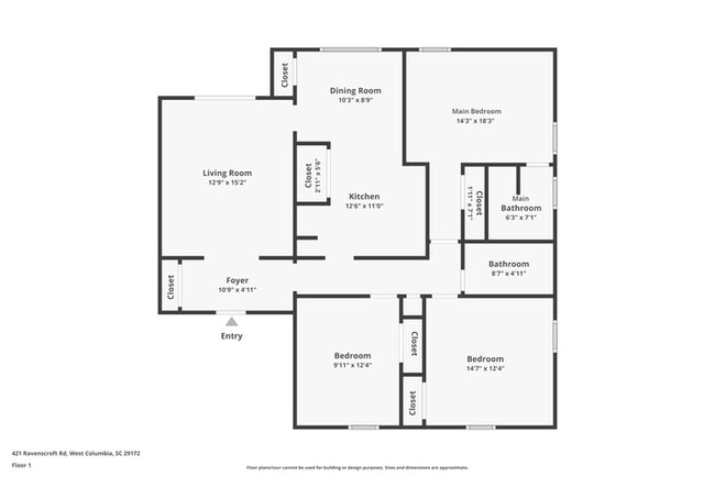 421 Ravenscroft Rd in West Columbia, SC - Building Photo - Building Photo