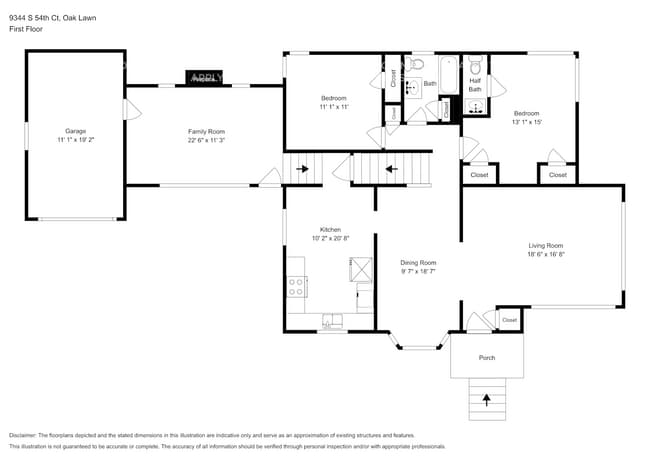 9344 S 54th Ct in Oak Lawn, IL - Foto de edificio - Building Photo