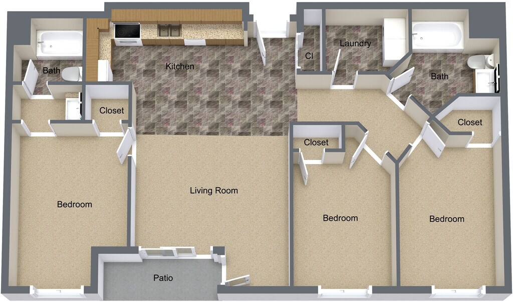 Custer Crossing & Ravenwood Apartments in Dickinson, ND
