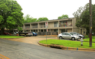 Patio on Speedway Apartments