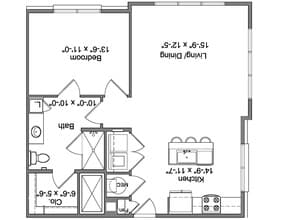 The Flats at Delta Landing in Nesbit, MS - Foto de edificio - Floor Plan