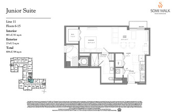 Somi Walk Residences in South Miami, FL - Building Photo - Floor Plan