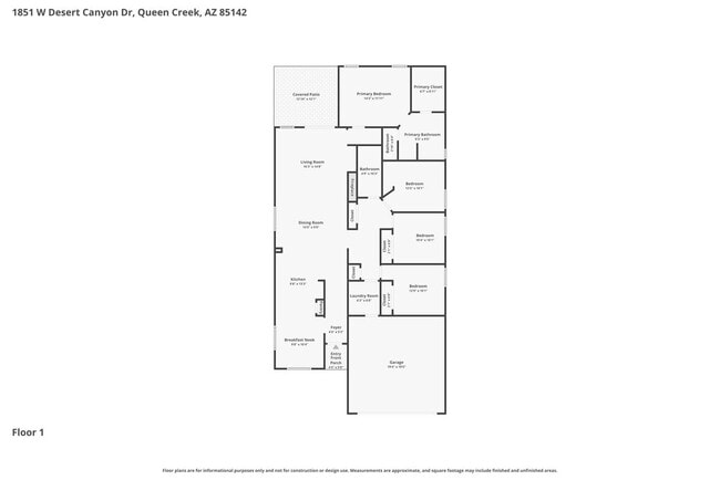 1851 W Desert Canyon Dr in Queen Creek, AZ - Building Photo - Building Photo