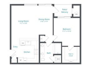 Outlook Horizons in Denver, CO - Building Photo - Floor Plan
