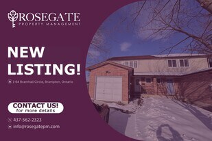 64 Bramhall Cir in Brampton, ON - Building Photo