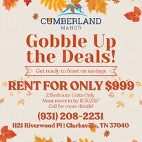 Cumberland Manor Apartments in Clarksville, TN - Building Photo