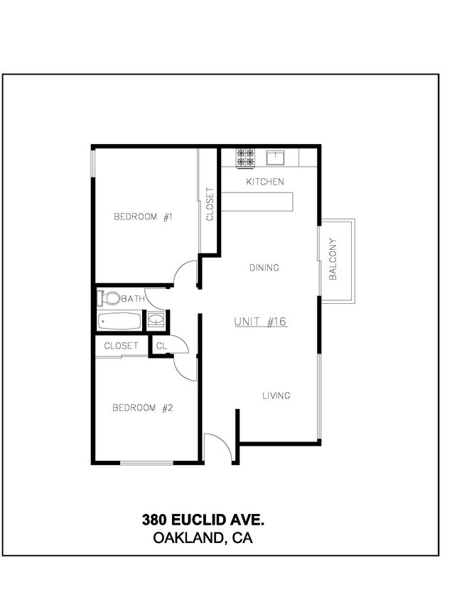 Euclid Apartments LLC. in Oakland, CA - Foto de edificio - Interior Photo