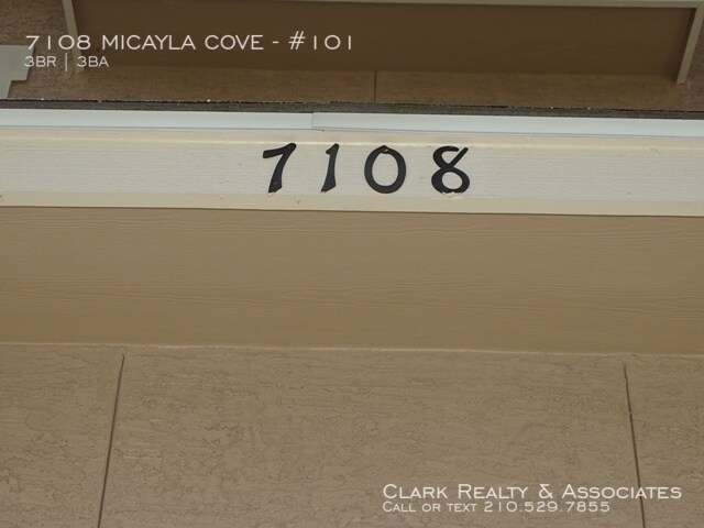 7108 Micayla Cove-Unit -#101 in San Antonio, TX - Building Photo - Building Photo