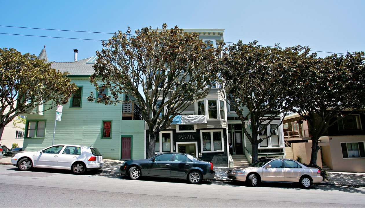 161-167 Castro St in San Francisco, CA - Foto de edificio