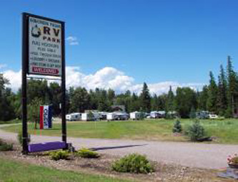 Western Montana RV Park in Columbia Falls, MT - Building Photo