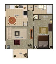 The Coves at Yale in Memphis, TN - Foto de edificio - Floor Plan