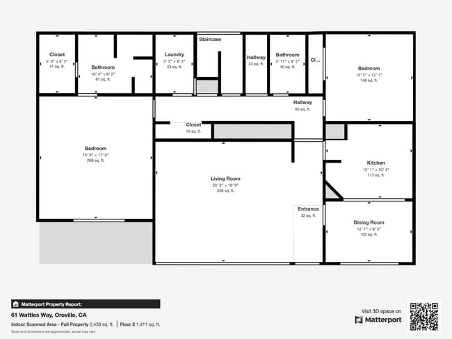 61 Wattles Way in Oroville, CA - Foto de edificio - Building Photo