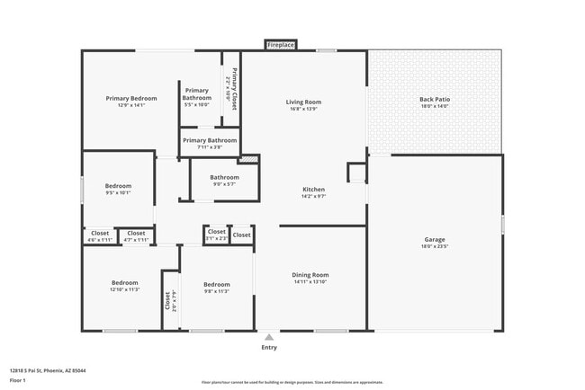 12818 S Pai St in Phoenix, AZ - Foto de edificio - Building Photo