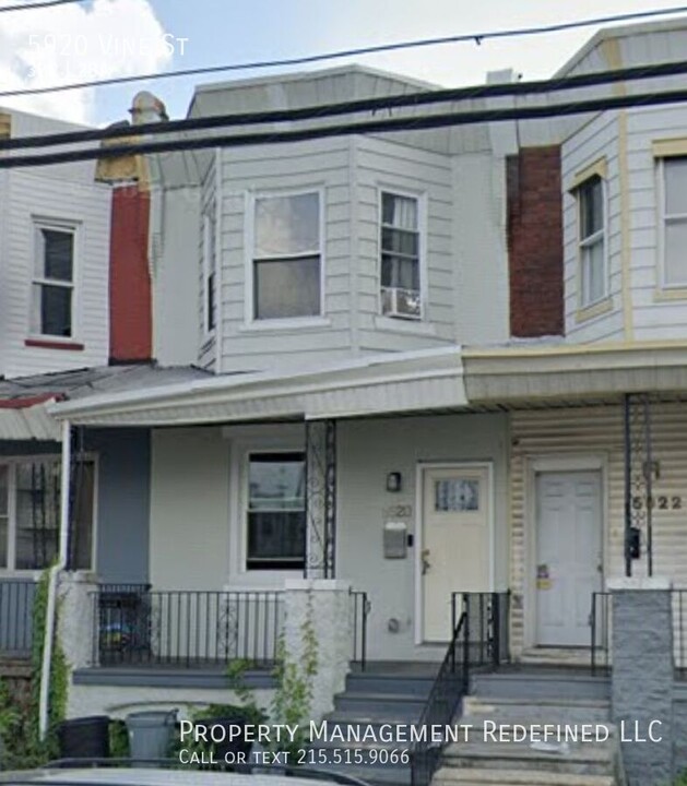 5920 Vine St in Philadelphia, PA - Foto de edificio