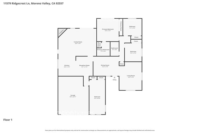 11579 Ridgecrest Ln in Moreno Valley, CA - Foto de edificio - Building Photo