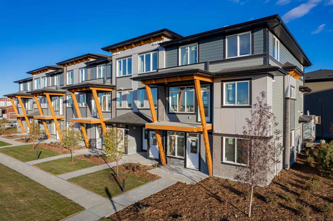 Essential Livingston Townhomes in Calgary, AB - Building Photo