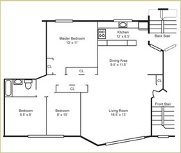 Winchester-Hood Garden Homes in Chicago, IL - Building Photo - Floor Plan