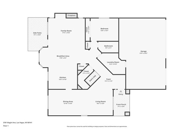 5781 Magini Ave in Las Vegas, NV - Foto de edificio - Building Photo