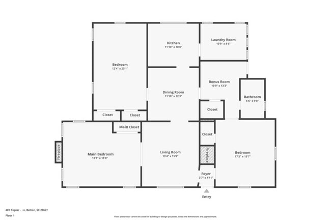 401 Poplar Ave in Belton, SC - Building Photo - Building Photo