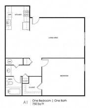 Westwood Village in Panama City, FL - Foto de edificio - Floor Plan