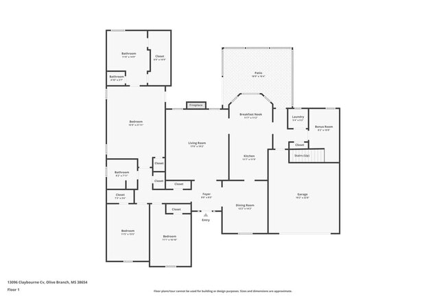 13096 Claybourne Cove in Olive Branch, MS - Foto de edificio - Building Photo