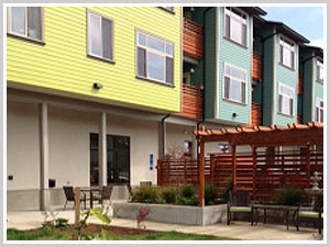 CREAMERY ROW TOWNHOMES in Arcata, CA - Building Photo