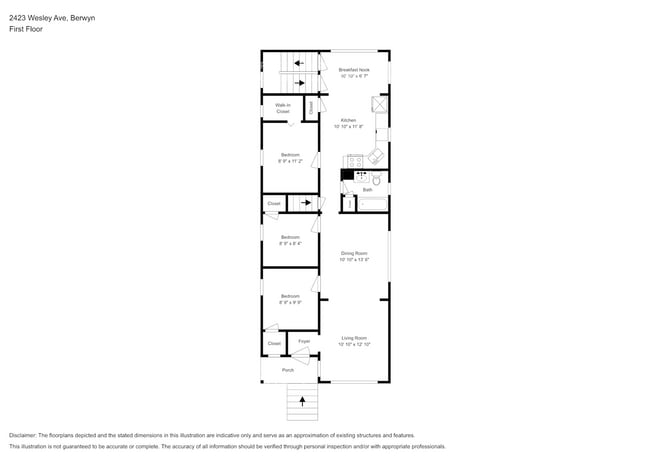 2423 Wesley Ave in Berwyn, IL - Foto de edificio - Building Photo