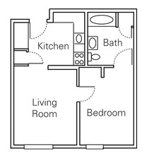 Hylton Point II Apartments in St. Louis, MO - Foto de edificio - Floor Plan