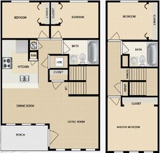 Copper Terrace Apartments in Albuquerque, NM - Foto de edificio - Floor Plan