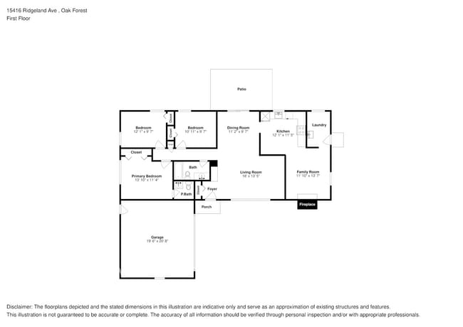 15416 Ridgeland Ave in Oak Forest, IL - Building Photo - Building Photo