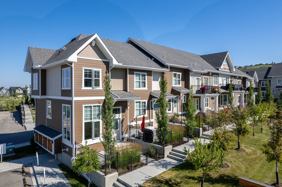 Retreat in Cranston's Riverstone in Calgary, AB - Building Photo