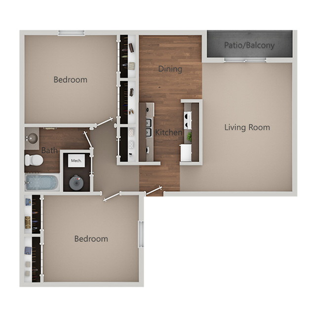 The Rosetta Apartment Homes in El Paso, TX | ApartmentHomeLiving.com