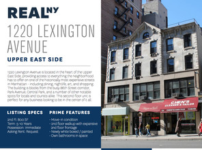 1222 Lexington Ave in New York, NY - Building Photo - Building Photo