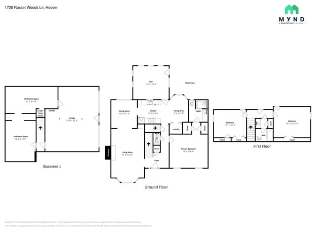 1728 Russet Woods Ln in Hoover, AL - Building Photo - Building Photo