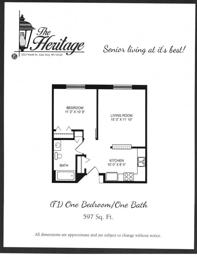 Kiwanis Heritage Inc in East Troy, WI - Building Photo - Floor Plan