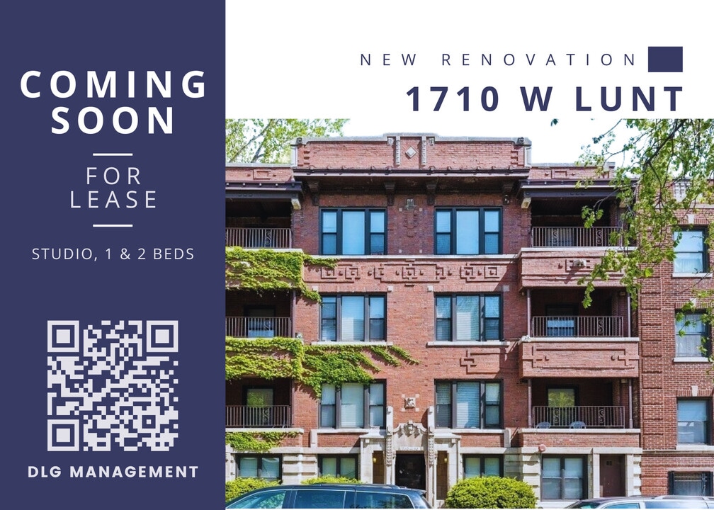 1710 W Lunt Ave in Chicago, IL - Foto de edificio